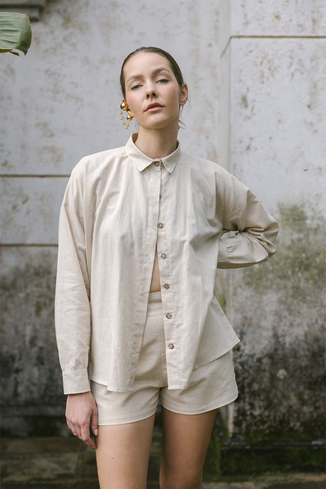 Addison LINEN blouse