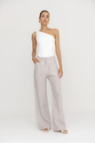 Natural linen pant